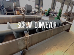 U Trough Auger Screw Conveyor Machine senza albero o albero China Supplier