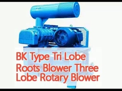 BK tipo Tri Lobe Roots Blower Tre Lobe Rotary Blower